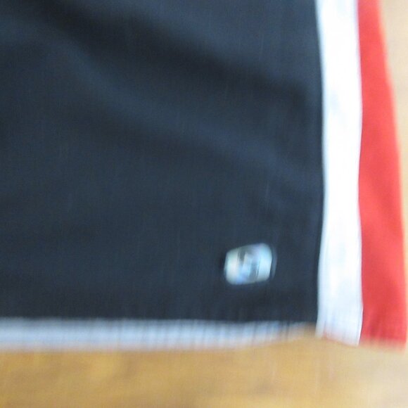 Spalding Athletic Men's Swim Board Trunks Size Small Black Red Gray Mesh Liner - Picture 8 of 8